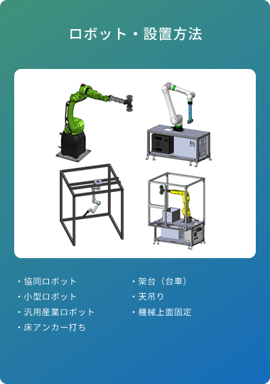 ロボット・設置方法